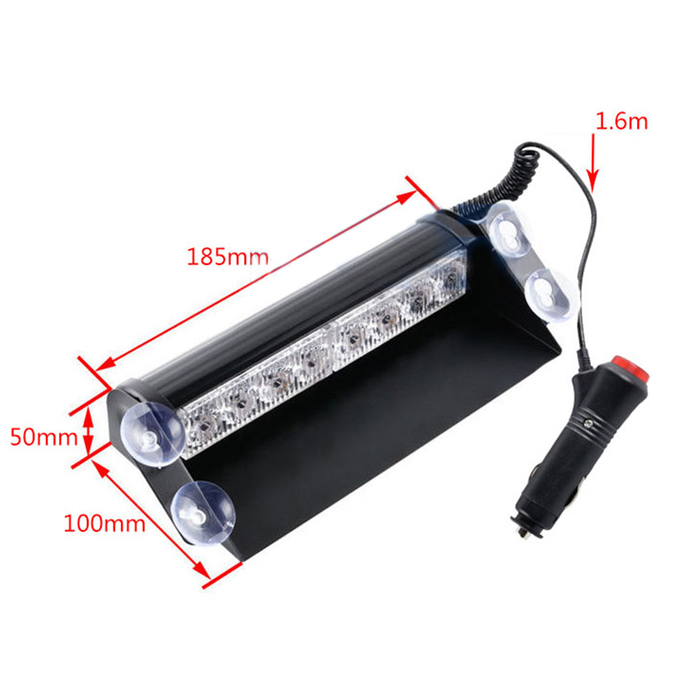 DC12V 8LEDs Suction Cup Strobe Light Car Front Gear Car Warning Shovel Light High Beam Counter Strobe Lights DC12V 8LEDs Suction Cup Strobe Light Car Front Gear Car Warning Shovel Light High Beam Counter Strobe Lights